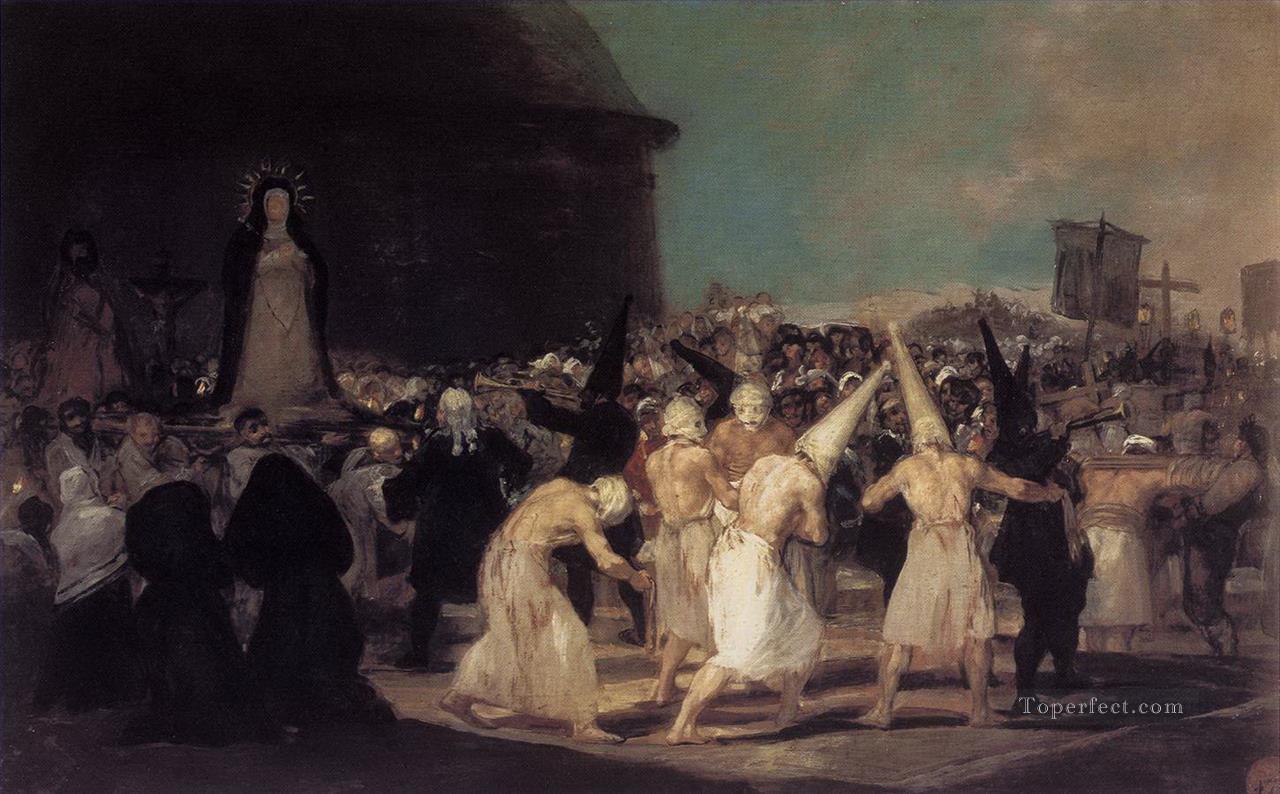 Procesión de Flagelantes Francisco de Goya Pintura al óleo